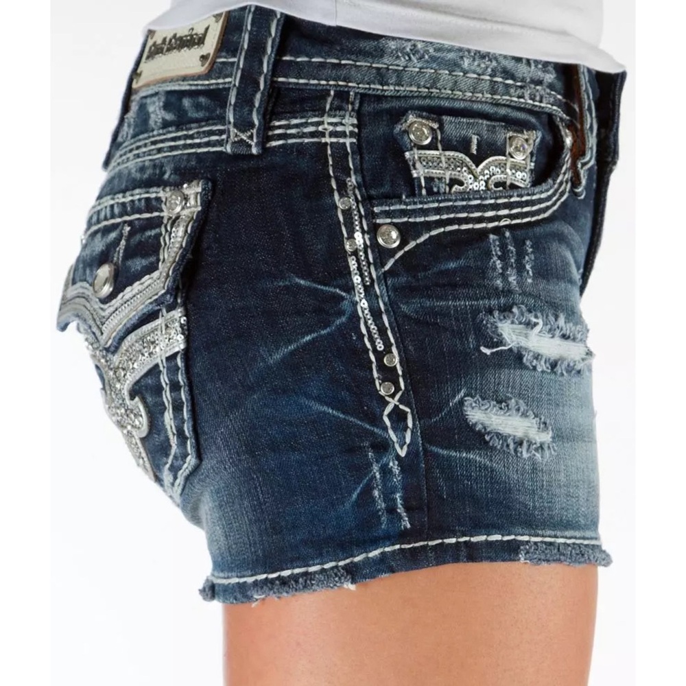 Rock Revival Kai Stretch Short - Picture 3 of 16